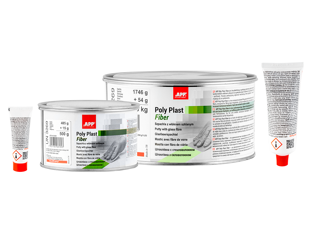 APP Poly Plast Fiber - Polyesterový tmel so skleneným vláknom