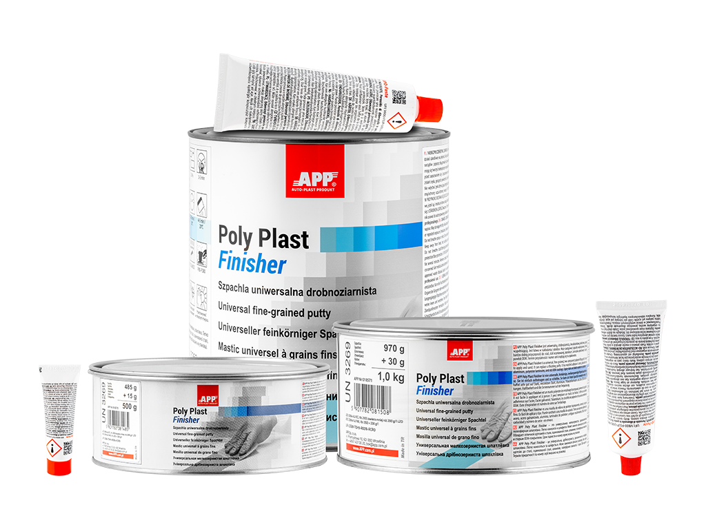 APP Poly Plast Finisher - Jemnozrnný univerzálny polyesterový tmel