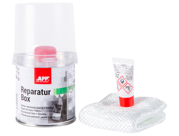 APP Reparatur Box – Opravná sada so sklolaminátom