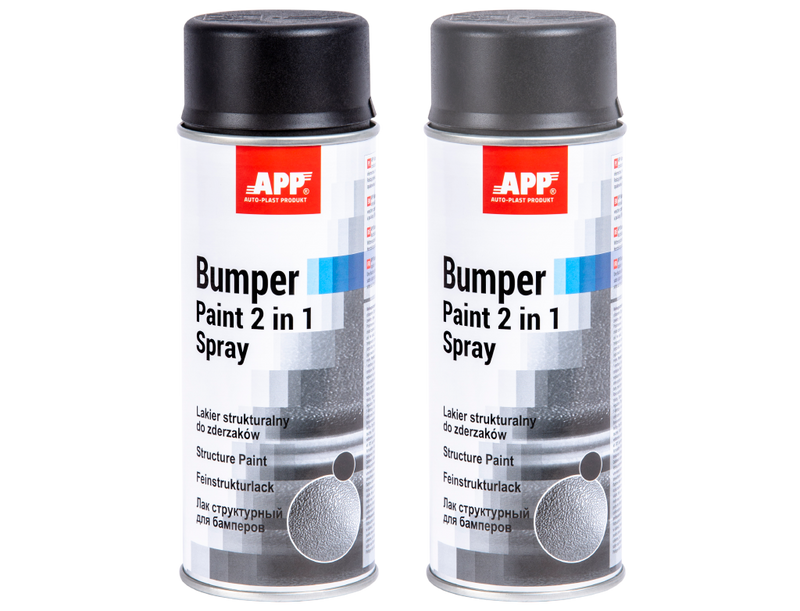 APP Bumper Paint 2 in 1 Spray – Štruktúrovacia farba na plastové nárazníky