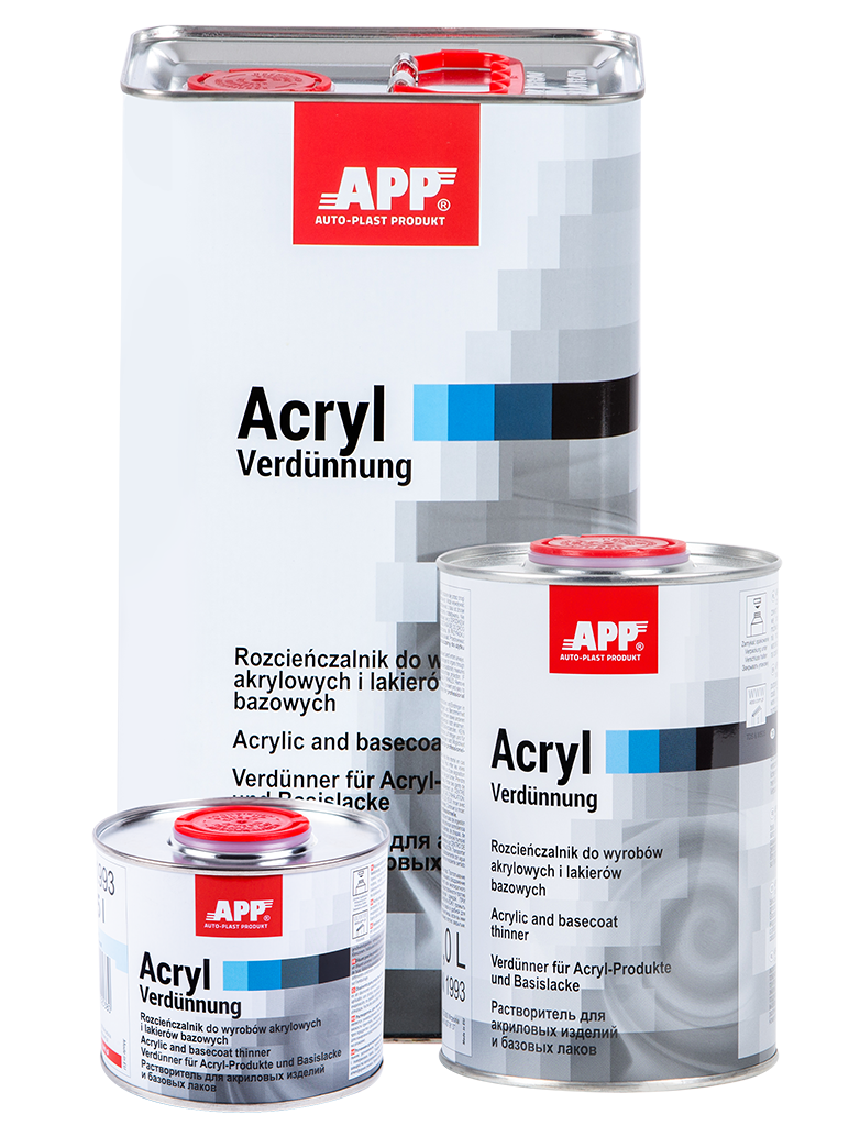 APP 2K Acryl  - Riedidlo pre akrylové materiály