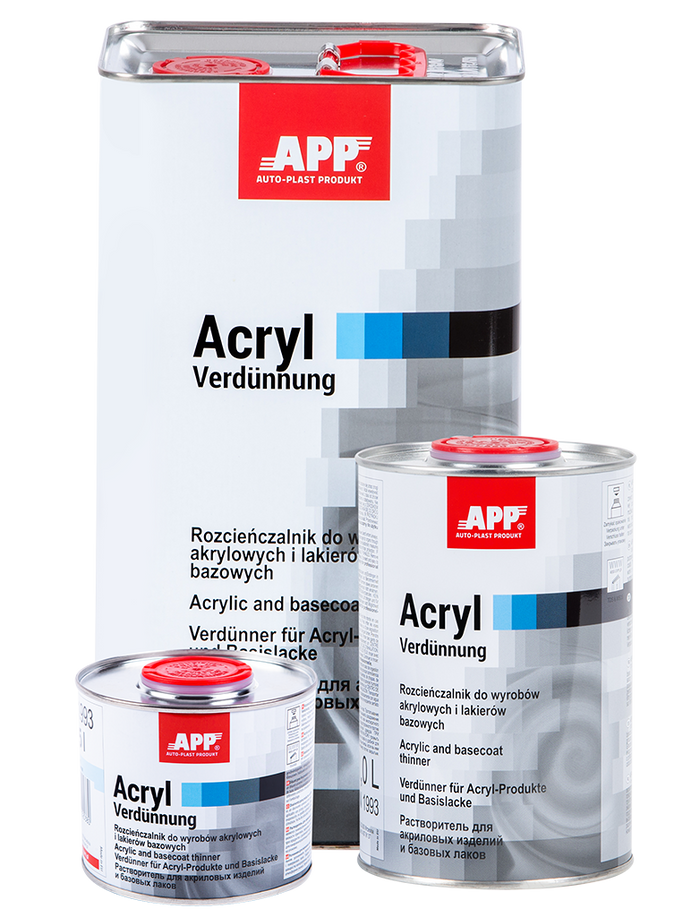 APP 2K Acryl  - Riedidlo pre akrylové materiály