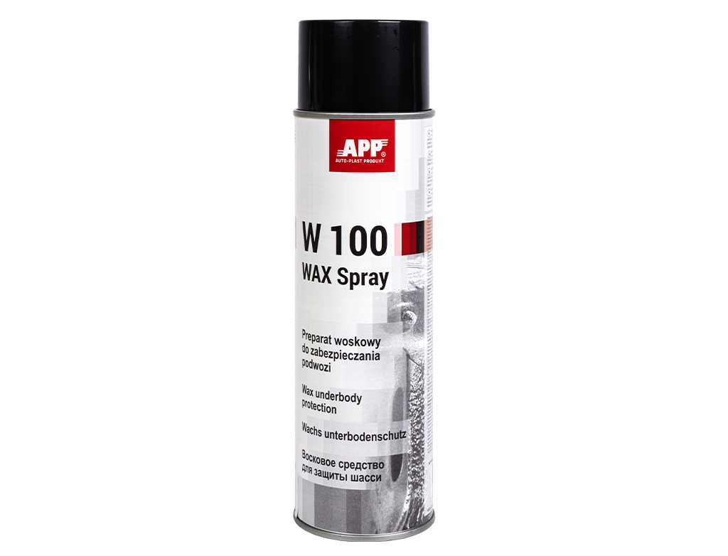 APP W100 Spray - Vosková ochrana podvozku v spreji