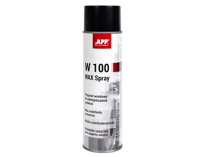 APP W100 Spray - Vosková ochrana podvozku v spreji