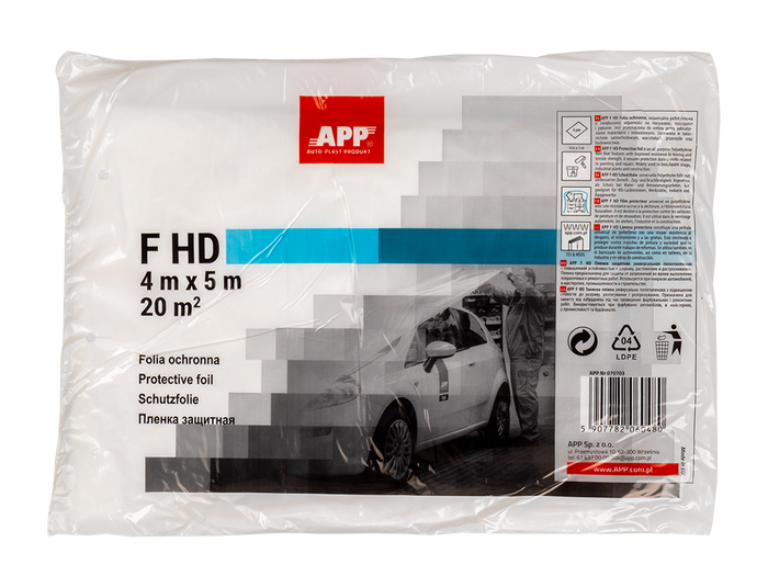 APP F HD - 4 x 5m Ochranná zakrývacia fólia