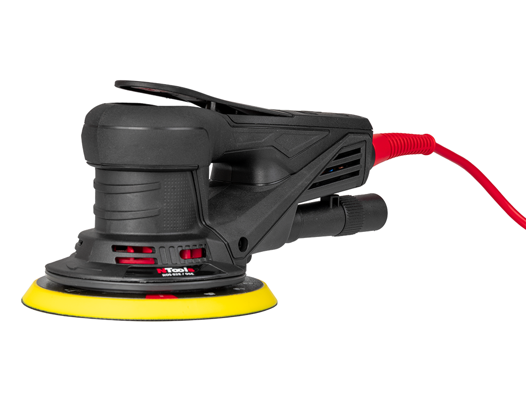 NTools ROS II 02E / 05E – Bezuhlíková elektrická excentrická brúska Ø150 mm