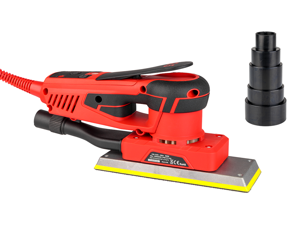 NTools H-ROS II 02E – Bezuhlíková elektrická vibračná brúska 70 × 198 mm