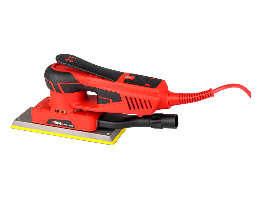 NTools H-ROS II 02E – Bezuhlíková elektrická vibračná brúska 70 × 198 mm