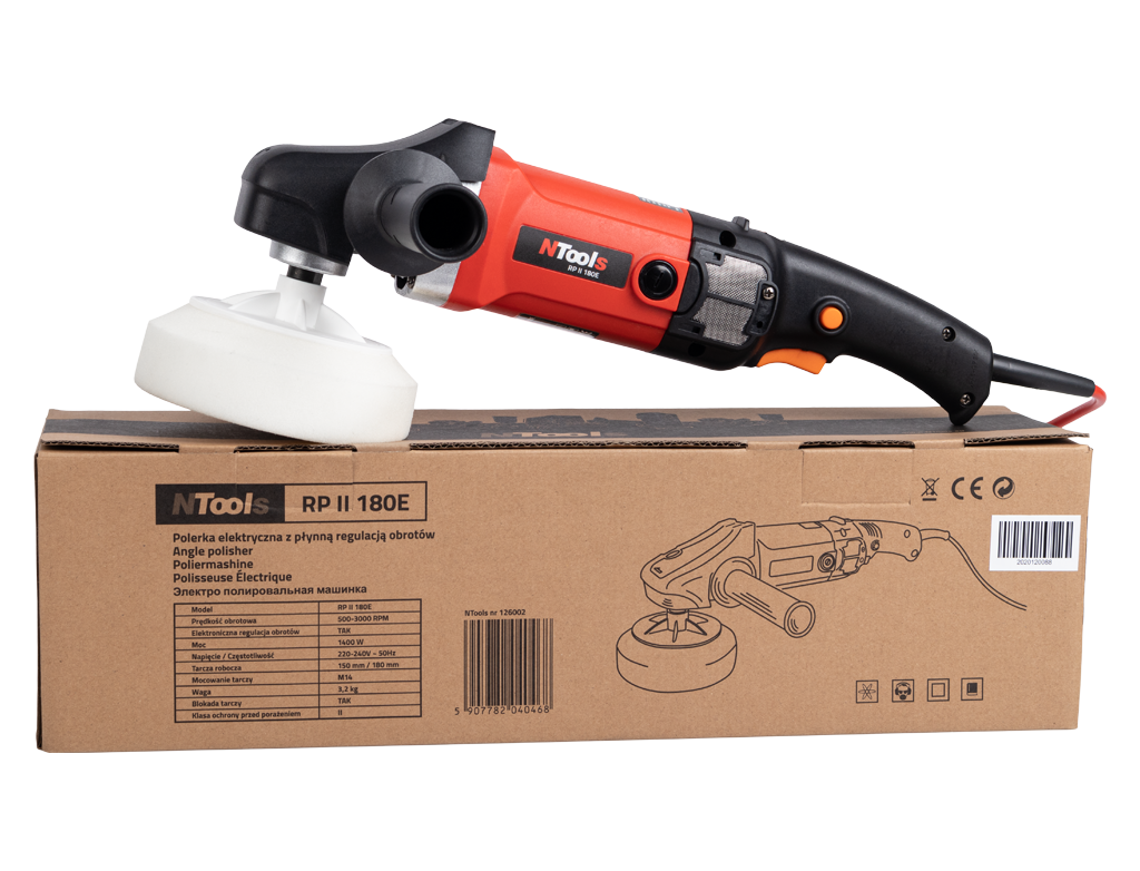 NTools RP II 180E - Profesionálna rotačná leštička