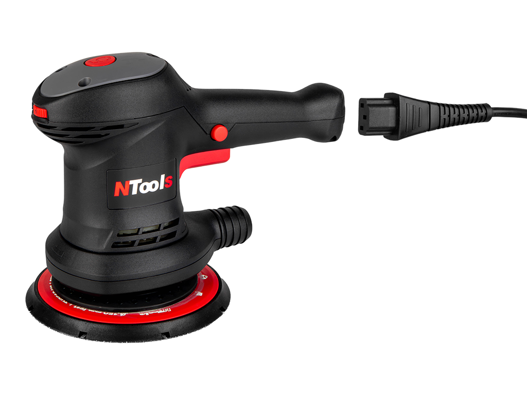 NTools SWR 03E / 05E – Elektrická excentrická brúska Ø150 mm