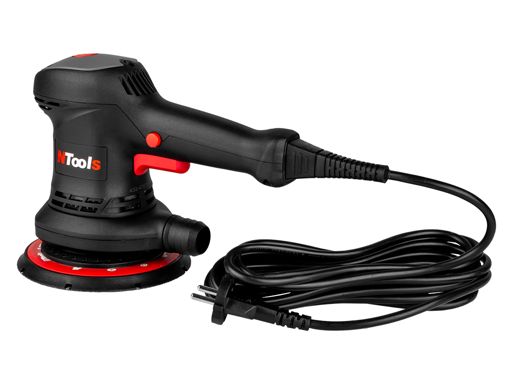 NTools SWR 03E / 05E – Elektrická excentrická brúska Ø150 mm