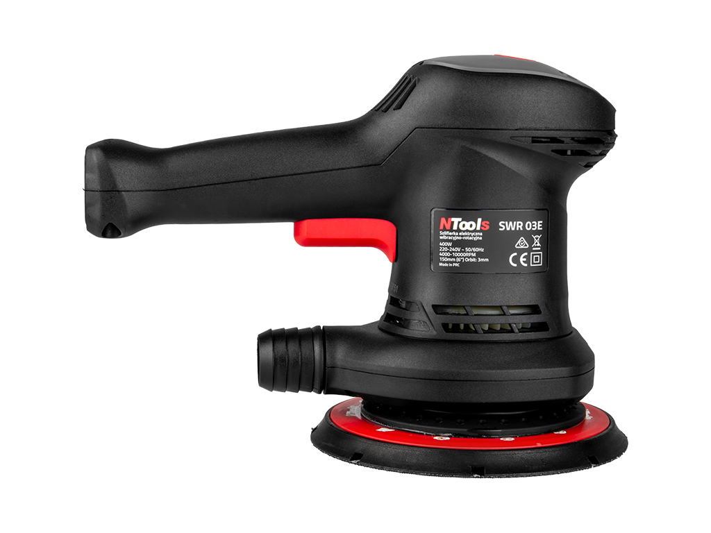 NTools SWR 03E / 05E – Elektrická excentrická brúska Ø150 mm