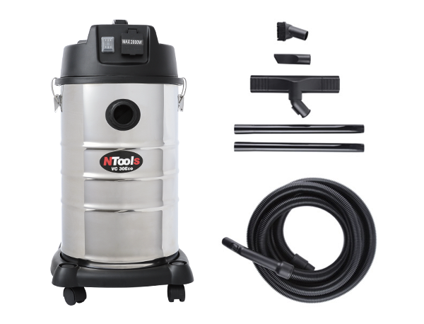NTools VC 30Eco – Priemyselný vysávač s automatickým spínaním