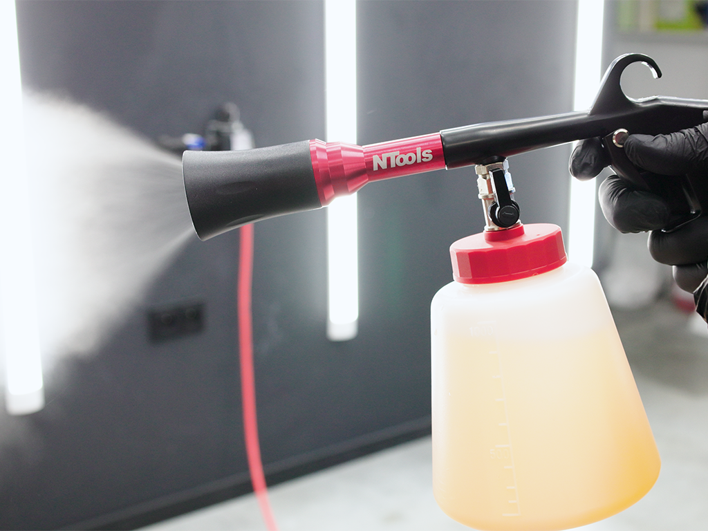 NTools Cyclone Fusion - Pneumatická čistiaca pištoľ s nádržkou