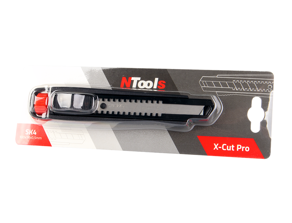 NTools X CUT PRO - Profesionálny odlamovací nôž 18 mm