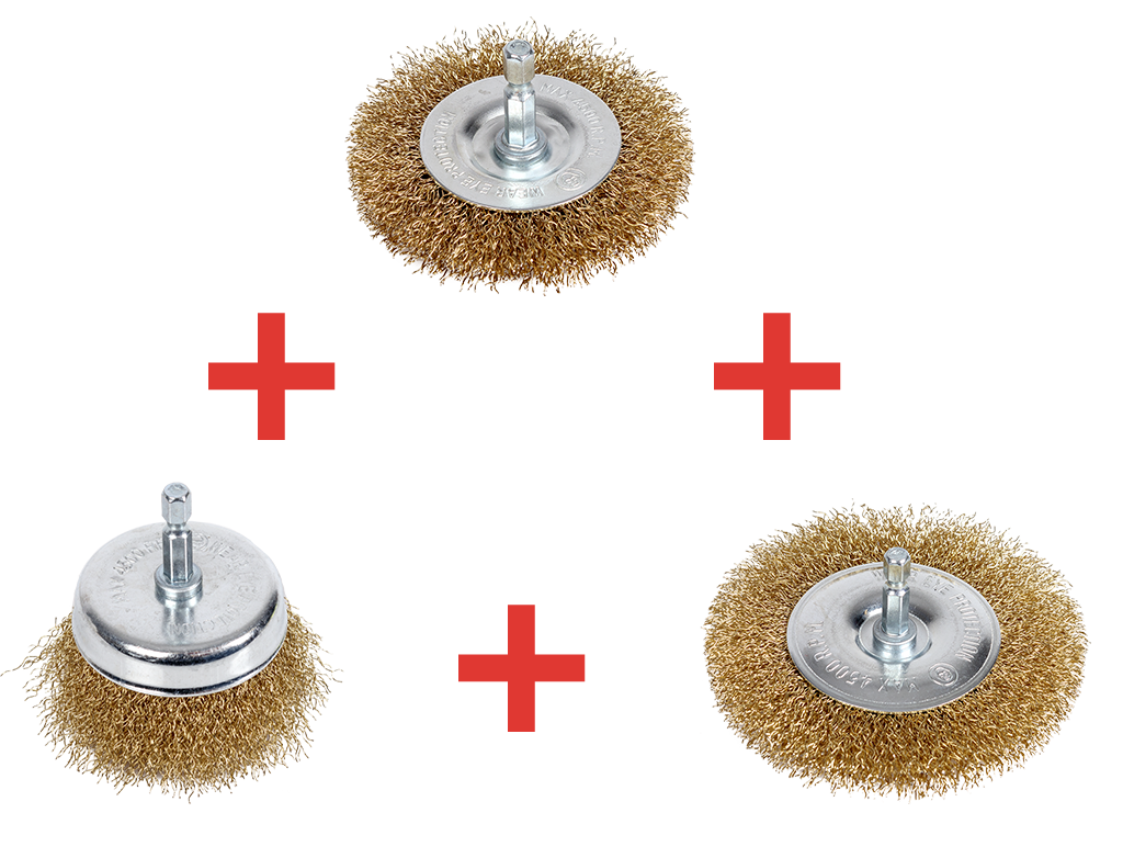 NTools Wire Brush - Drôtená kefa do vŕtačky