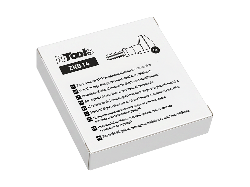 NTools ZKB14 – Presné karosárske svorky, 6 ks