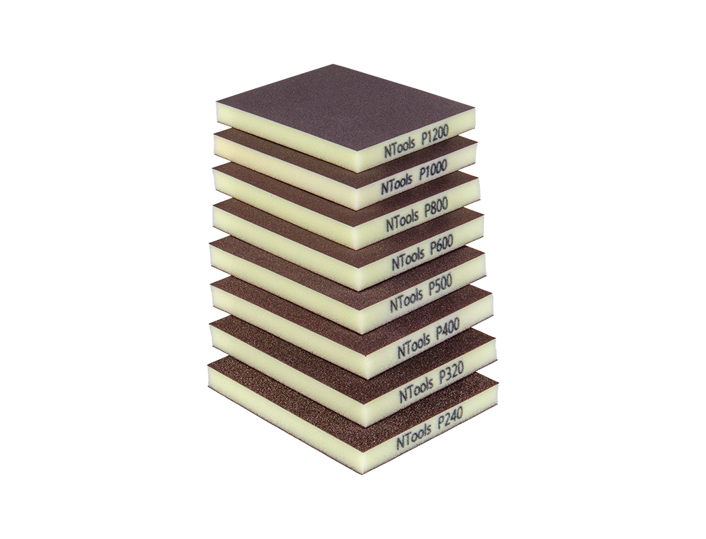 NTools GSD – Obojstranná brúsna hubka 120 × 100 × 13 mm